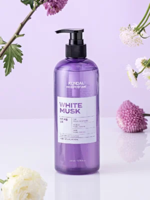 KUNDAL Rich Perfume Shampoo — White Musk, 500 ml - Image 3