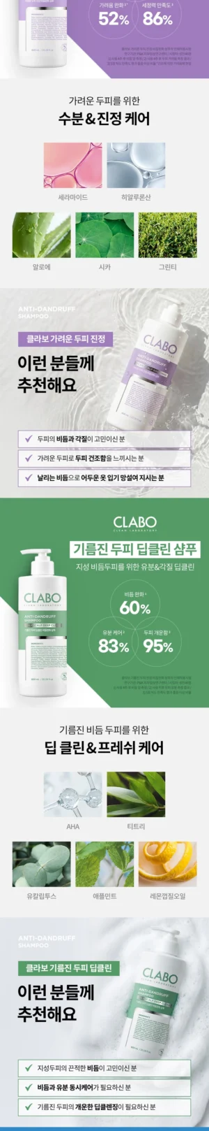CLAVO Soothing Anti-Dandruff Shampoo 600 ml - Image 5
