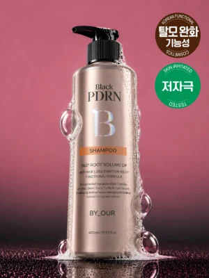 BY OUR 360 Degree Volume Up Black PDRN Shampoo 400 ml - Image 2