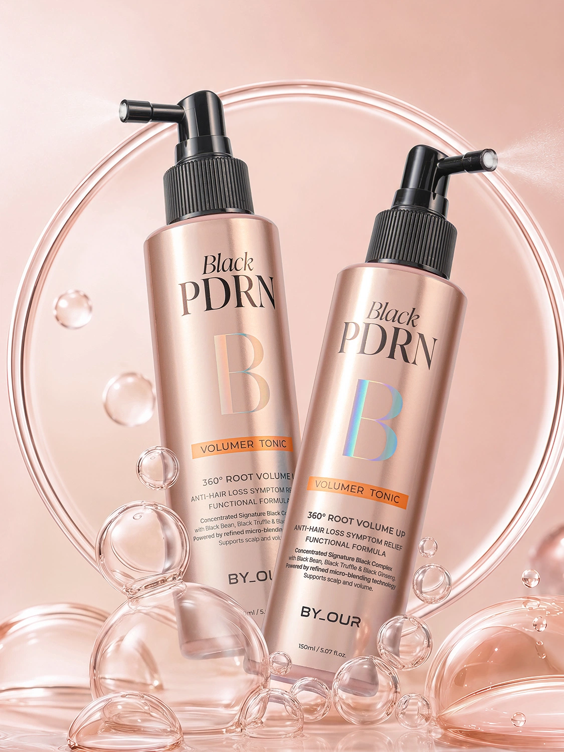 1083784-primary BY OUR 360 Degree Volume Up Black PDRN Volumer Tonic 150 ml - Image 1
