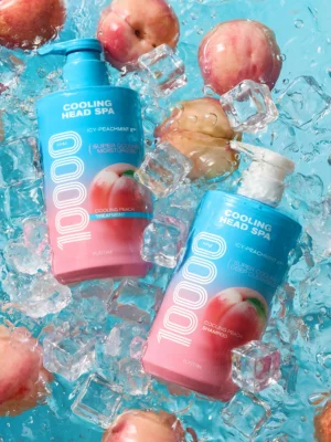 ELASTINE Cooling Head Spa Cooling Peach Shampoo 460 ml