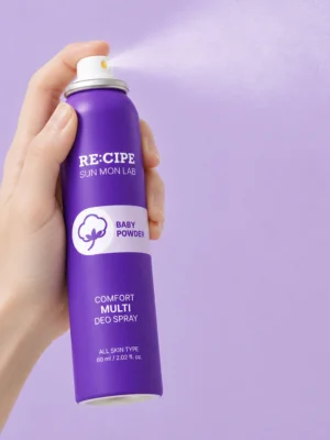 RECIPE SUN MON LAB Comfort Multi Deo Spray Baby Powder 60 ml - Image 2
