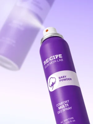RECIPE SUN MON LAB Comfort Multi Deo Spray Baby Powder 60 ml - Image 3