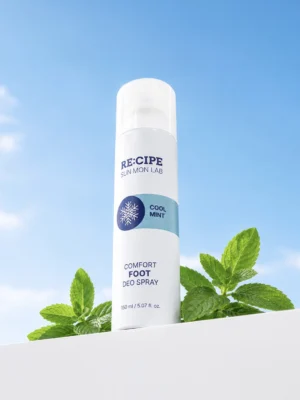 RECIPE SUN MON LAB Comfort Foot Deo Spray Cool Mint 150 ml