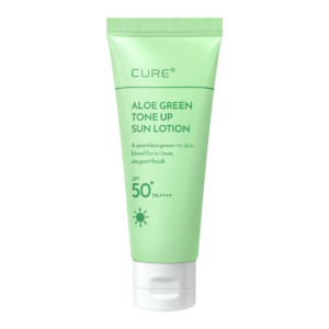 CURE Alpha Aloe Green Tone-Up Sun Lotion SPF50+ PA++++ — 40 g - Image 4