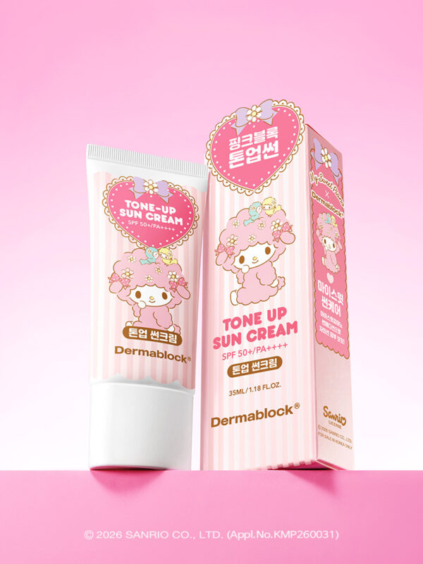 Dermablock Tone-Up Sun Cream SPF50+ PA++++ × My Sweet Piano — 35 ml