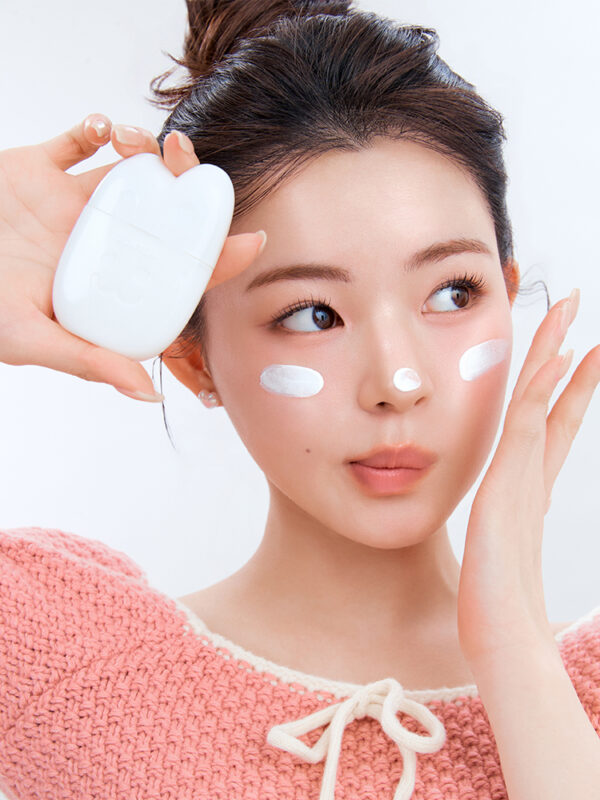EDIT.B Barebunny Tone Filter Sun Cream SPF50+ PA+++ — 03 Milk White, 30 ml - Image 2
