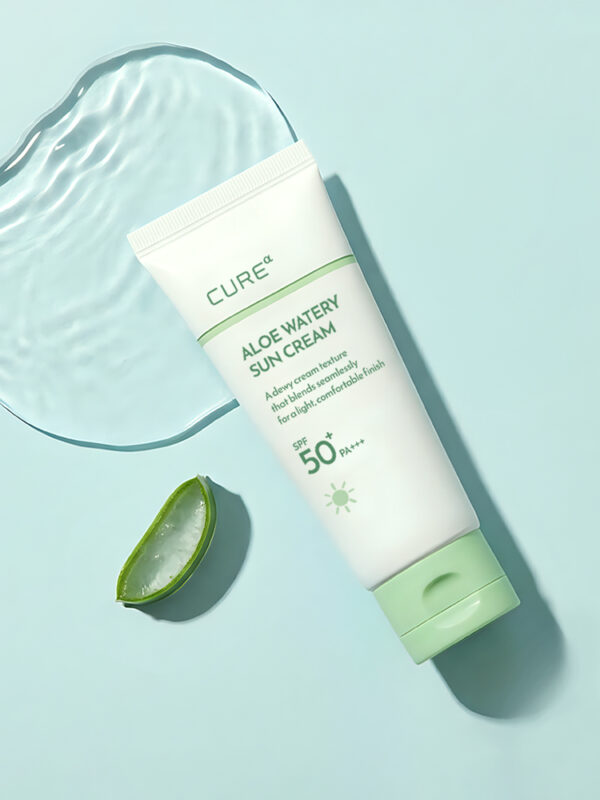 CURE Alpha Aloe Watery Sun Cream SPF50+ PA+++ — 40 ml