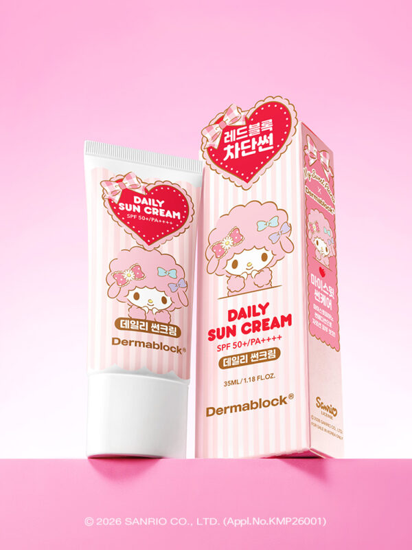 Dermablock Daily Sun Cream SPF50+ PA++++ × My Sweet Piano — 35 ml