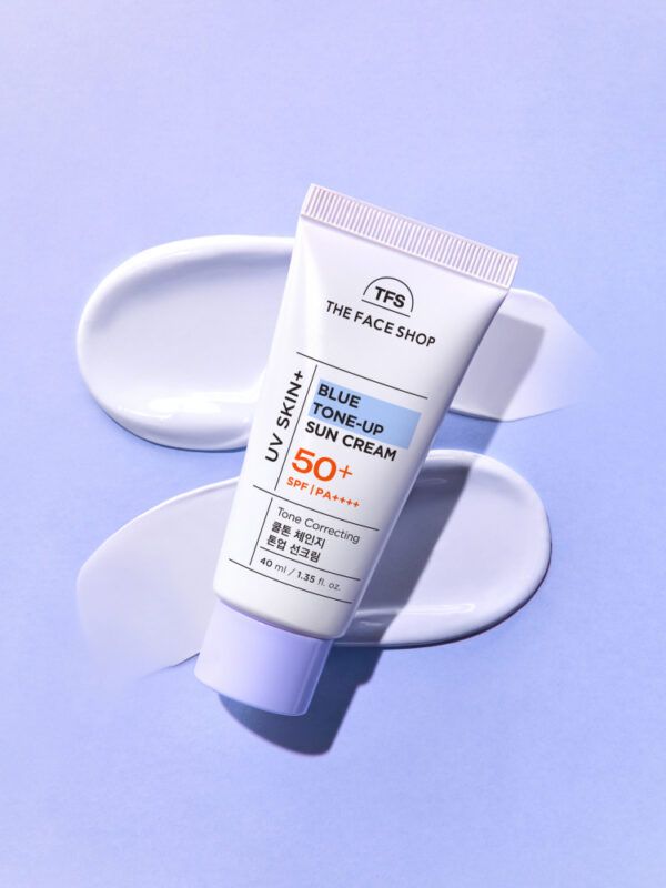 THE FACE SHOP UV Skin Plus Blue Tone-Up Sun Cream 40 ml