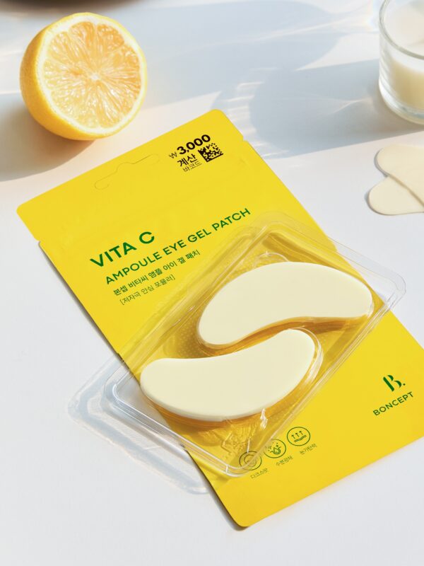 BONCEPT Vita C Ampoule Eye Gel Patches — 12 Patches, 18 g - Image 2