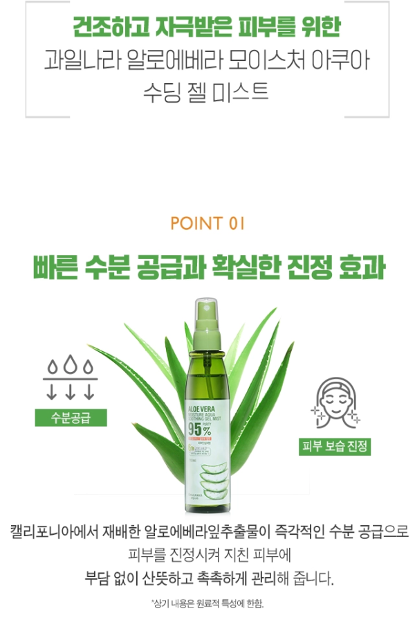 Kwailnara Aloe Vera Moisture Aqua Soothing Gel Mist — 110 ml - Image 4