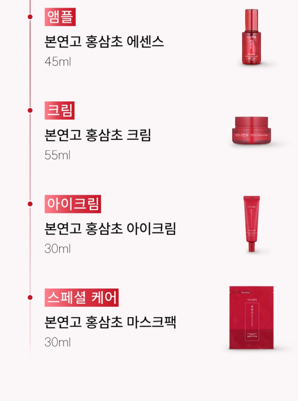 Danahan Bonyeongo Red Ginseng Vinegar Mask Pack — 1 Sheet, 30 ml - Image 14