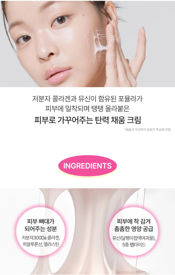 Cleaderm Low Molecular Collagen Elasticity Thread Cream Set — 40 ml - Image 8