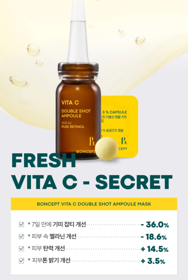 BONCEPT Vita C Freeze-Dried Double Shot Ampoule Kit — 50 mg + 10 ml - Image 11