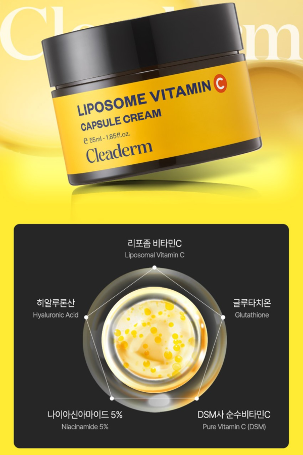 Cleaderm Liposome Vitamin C Capsule Cream — 55 ml - Image 11