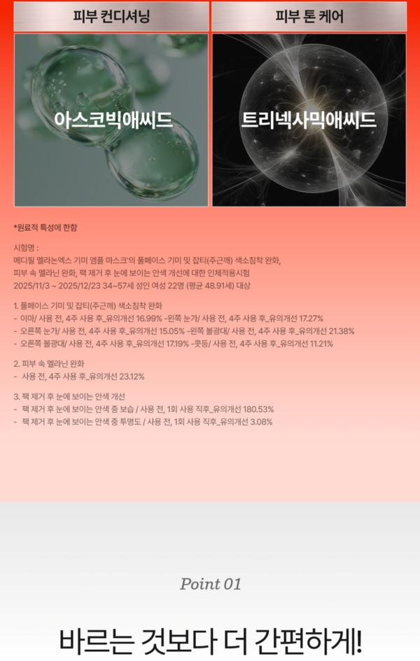 MEDIPEEL MELANONX Dark Spot Ampoule Mask — 1 Sheet, 25 ml - Image 6
