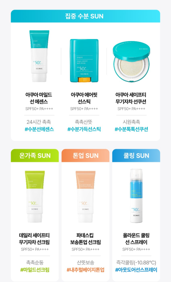 SCINIC Enjoy Aqua Air-Fit Sun Stick SPF50+ PA++++ — 15 g - Image 13