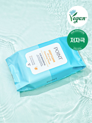 POINT Deep Clean All-in-One Cleansing Tissues 30 Sheets