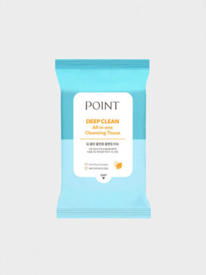 POINT Deep Clean All-in-One Cleansing Tissues 30 Sheets - Image 2