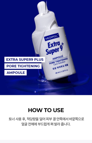 MEDIPEEL Extra Super 9 Plus Pore Tightening Ampoule 40 ml - Image 7