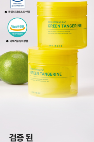 SOMISOME Green Tangerine Brightening Toning Pads 50 Pads / 130 g - Image 3