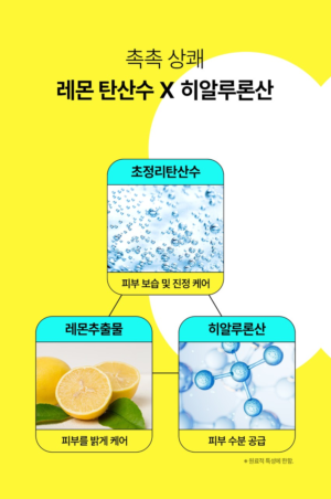 POINT Lemon Sparkling Water No-Wash Cleansing Water Tissues 30 Sheets - Image 13