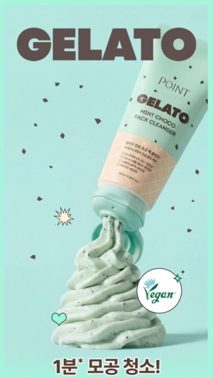 POINT Gelato Mint Chocolate Pack Cleanser 100 ml - Image 5
