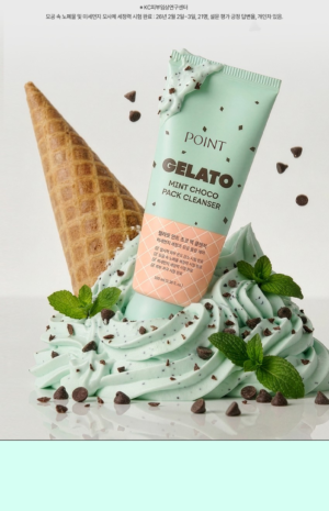 POINT Gelato Mint Chocolate Pack Cleanser 100 ml - Image 17